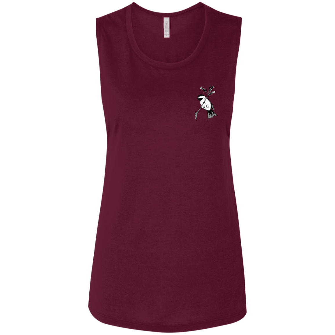 Chickadee Ladies' Flowy Muscle Tank