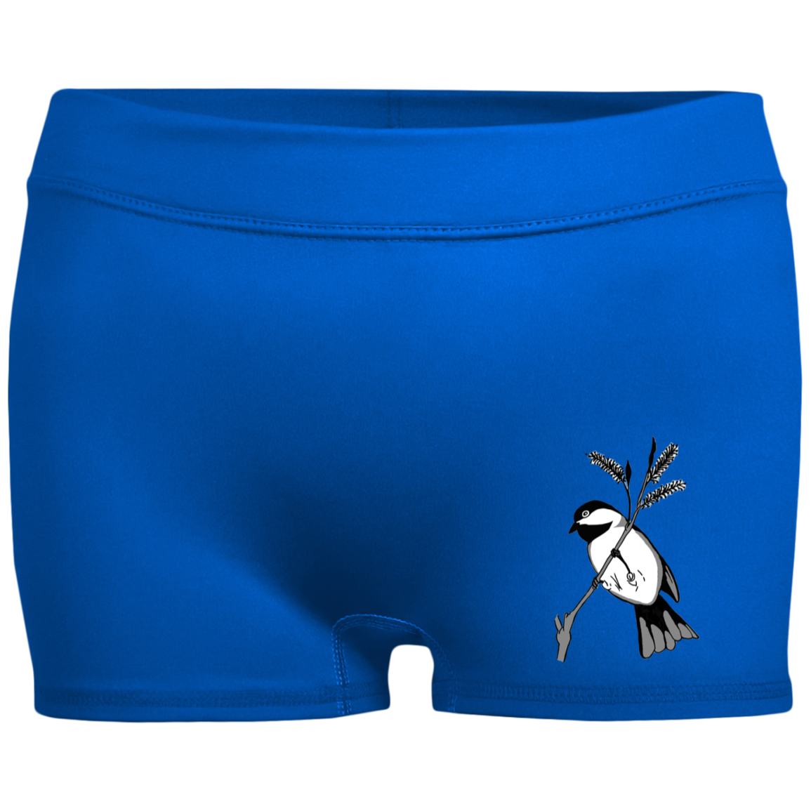 Chickadee Ladies' Fitted Moisture-Wicking 2.5 inch Inseam Shorts