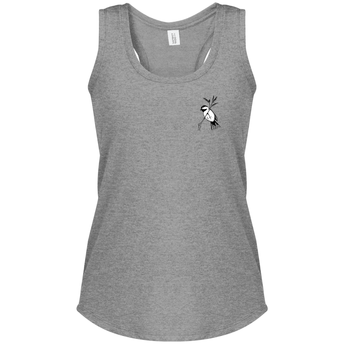 Ladies Racerback Tank (Multiple Sizes/Colurs) Chickadee 1