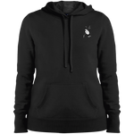 Ladies hoodie black capped chickadee