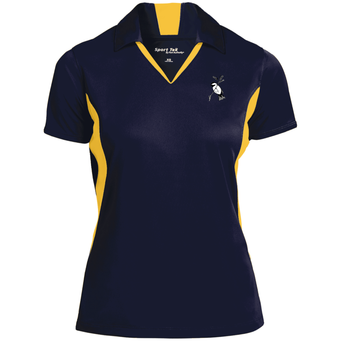 Ladies' Colorblock Polo Tee (Multiple Sizes/ Colours) Chickadee 1