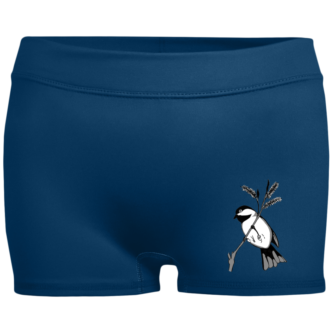 Chickadee Ladies' Fitted Moisture-Wicking 2.5 inch Inseam Shorts