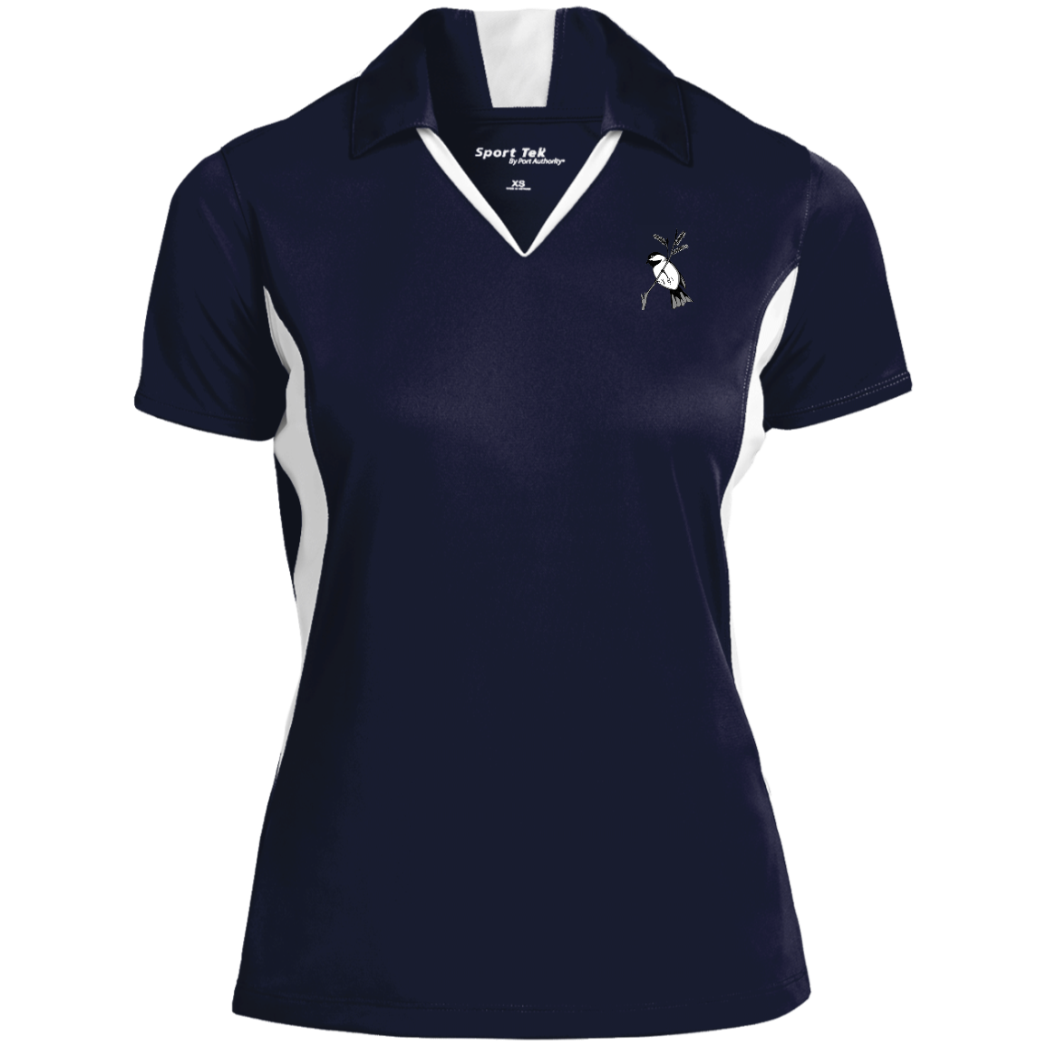 Ladies' Colorblock Polo Tee (Multiple Sizes/ Colours) Chickadee 1