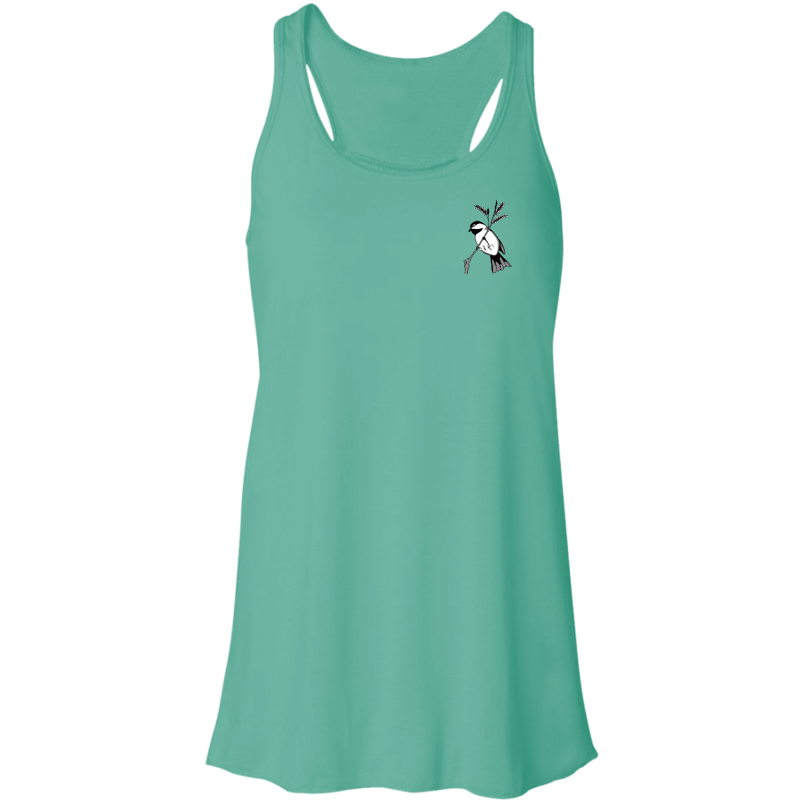 Chickadee Flowy Racerback Tank