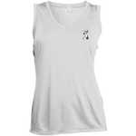 Ladies Sleeveless V-Neck Tee (Multiple Sizes/Colours) Chickadee 1