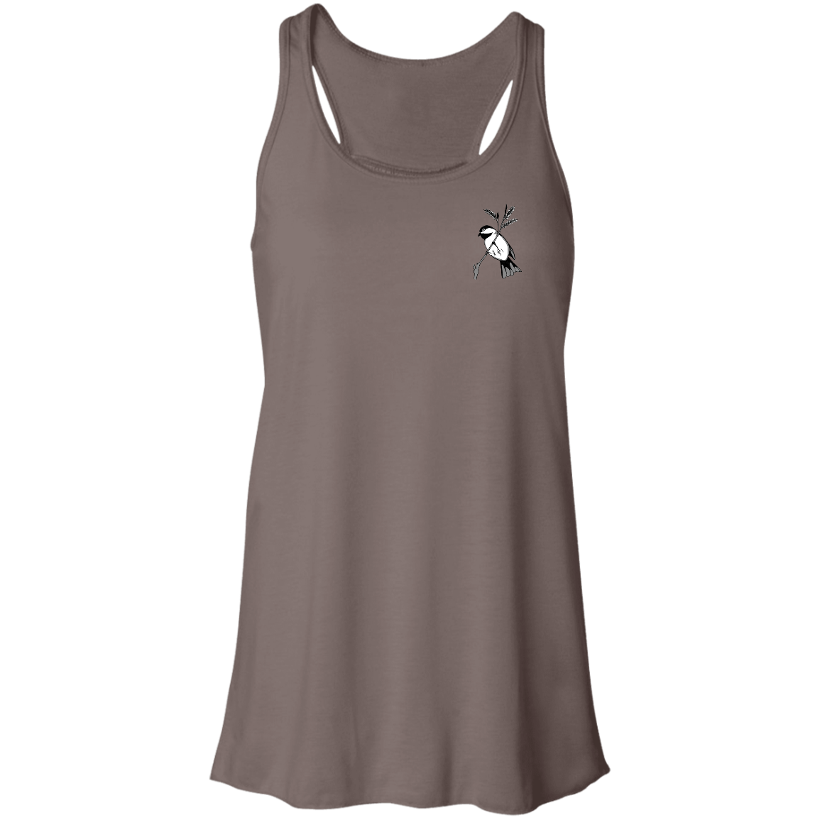 Chickadee Flowy Racerback Tank