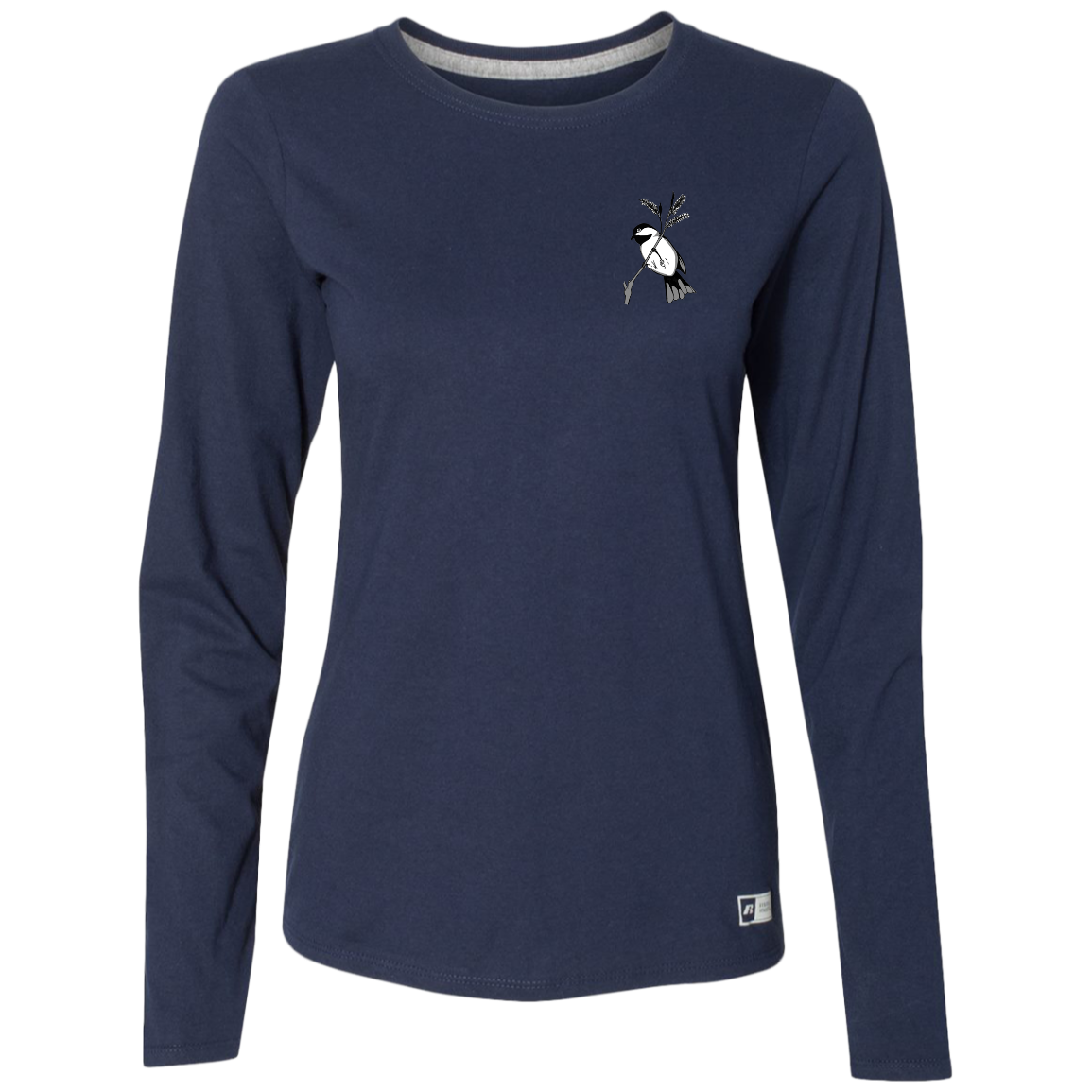 Ladies’ Dri-Power Long Sleeve Tee (Multiple Sizes/Colours) Chickadee 1