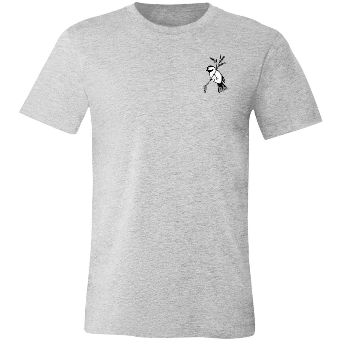 blackcap1png 3001C T-shirt unisexe à manches courtes en jersey