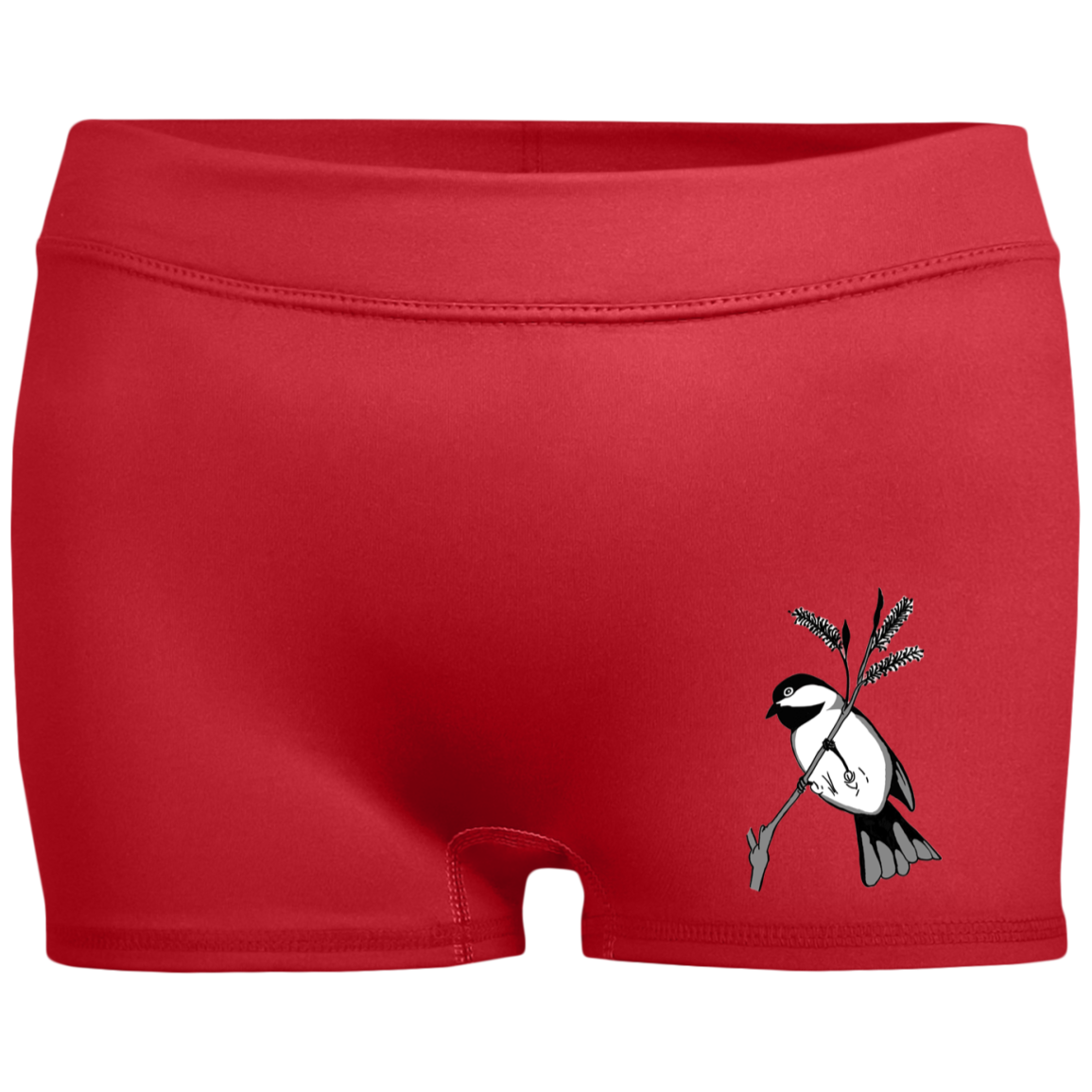 Chickadee Ladies' Fitted Moisture-Wicking 2.5 inch Inseam Shorts