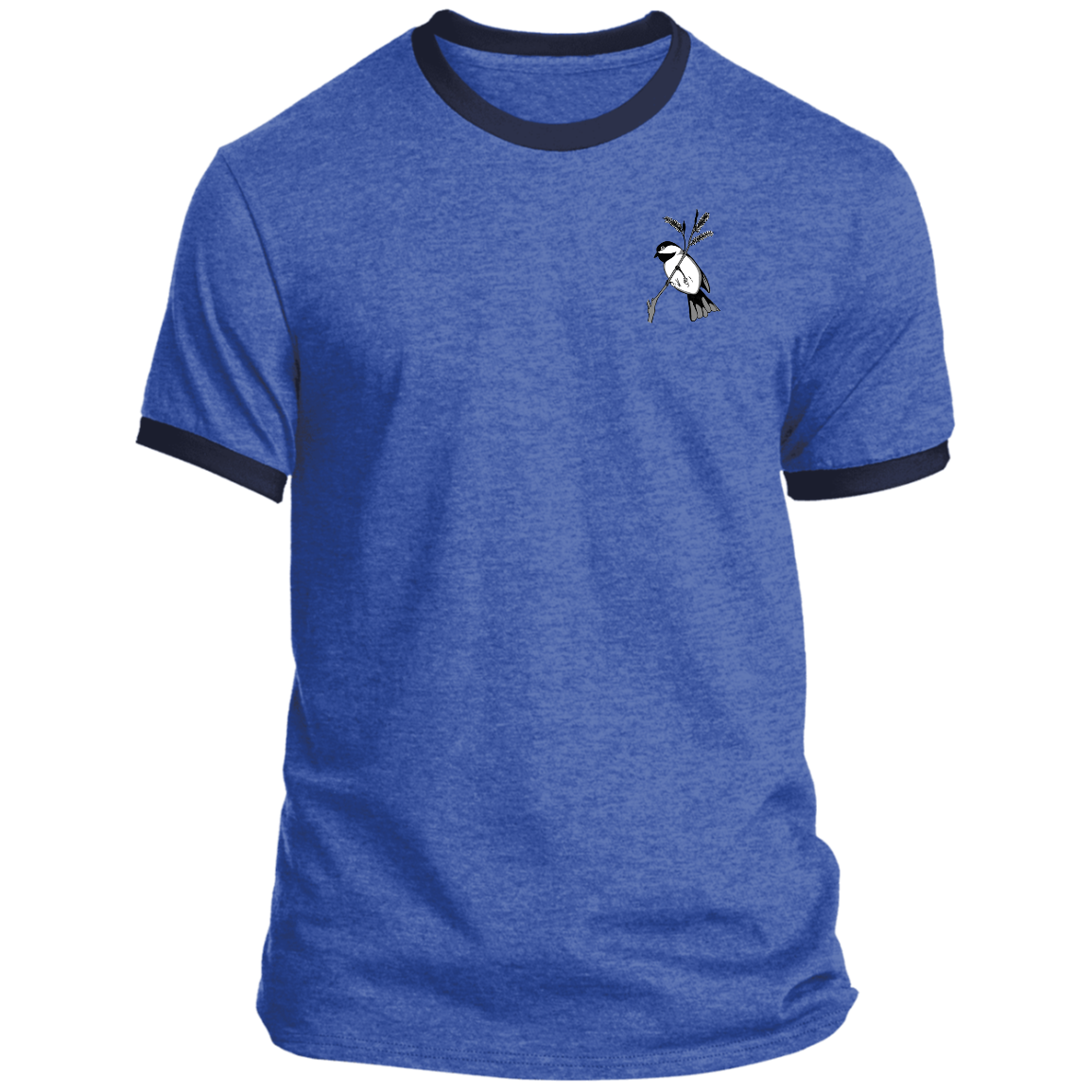 Men’s Ringer Tee (MultipleSizes/Colours) Chickadee 1