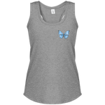 Ladies Racerback Tank (Multiple Sizes/Colours) Cramer's Blue Morpho Butterfly 1