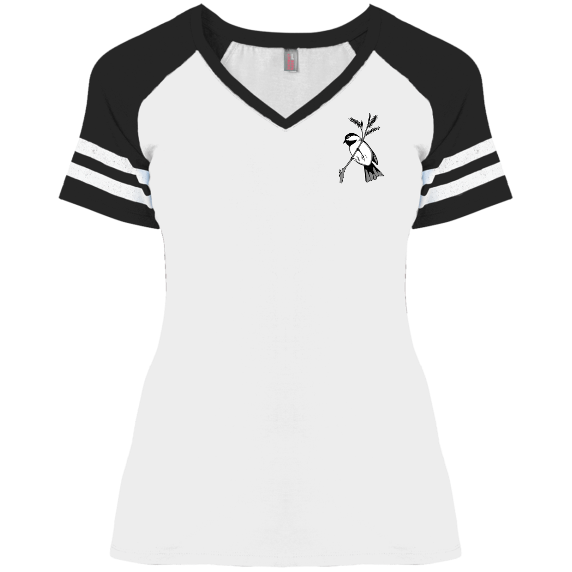 blackcap1png DM476 T-shirt à encolure en V pour femme