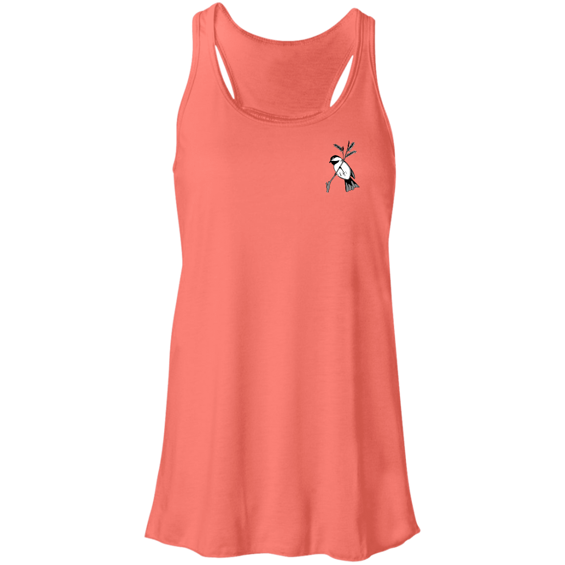 Chickadee Flowy Racerback Tank