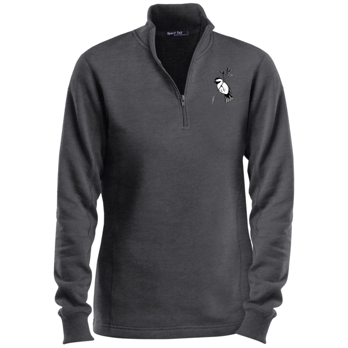 Chickadee Ladies 1/4 Zip Sweatshirt