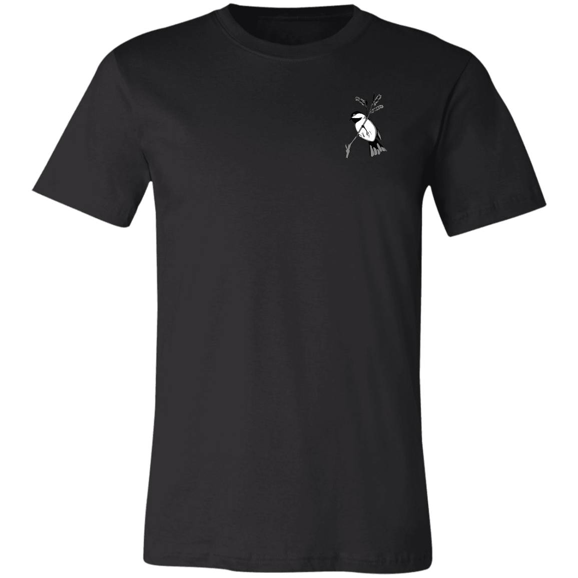 blackcap1png 3001C T-shirt unisexe à manches courtes en jersey