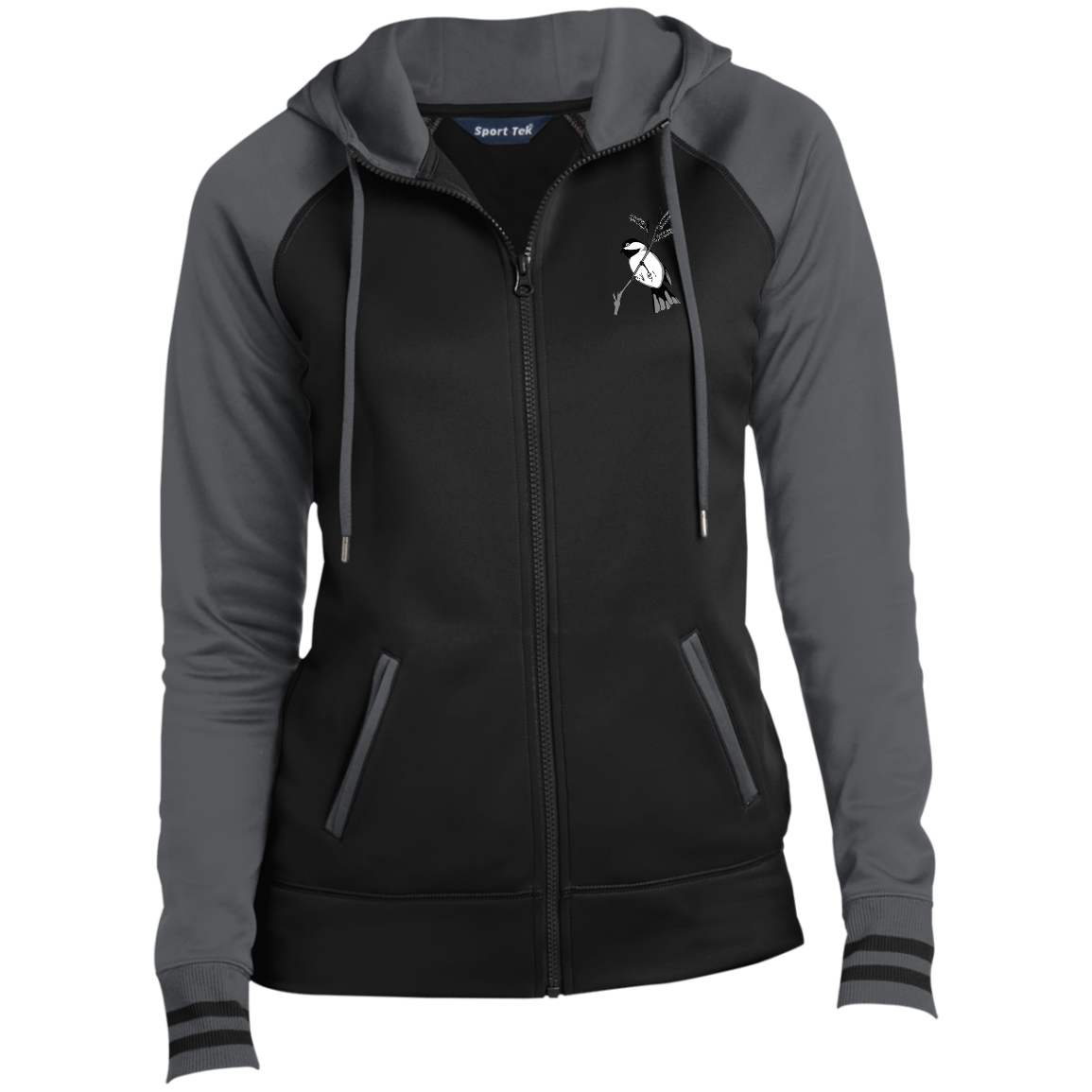 blackcap1png LST236 Veste à capuche zippée Sport-Wick® pour femme