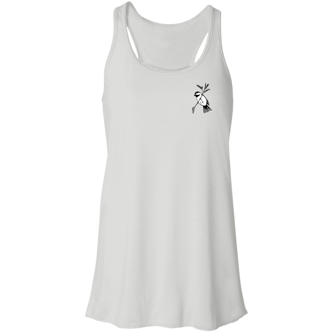 Chickadee Flowy Racerback Tank