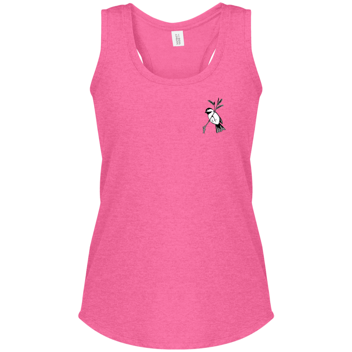 Ladies Racerback Tank (Multiple Sizes/Colurs) Chickadee 1