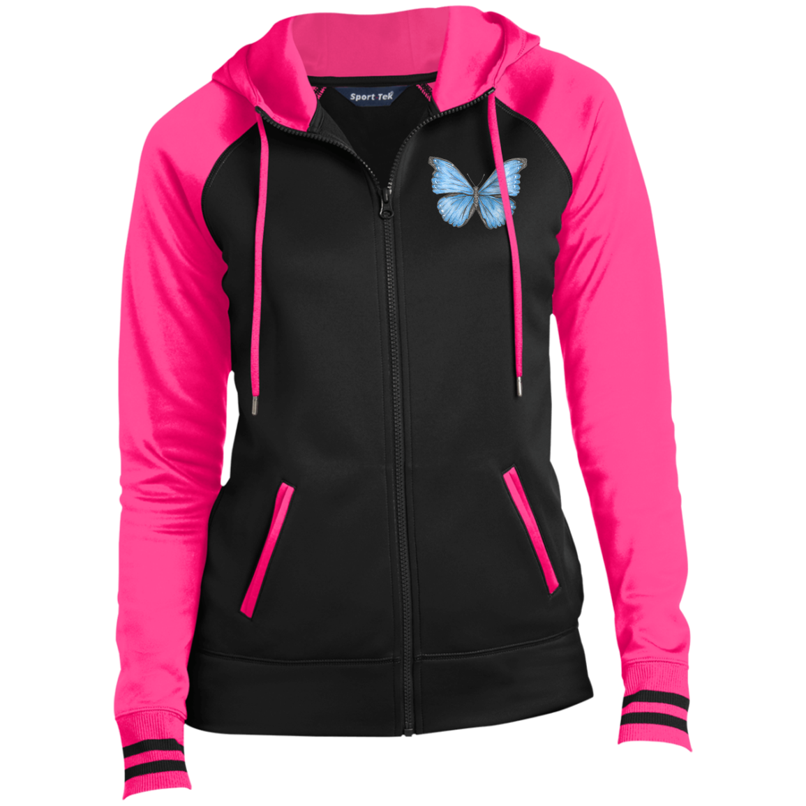 cbmbs6 LST236 Veste à capuche zippée Sport-Wick® pour femme