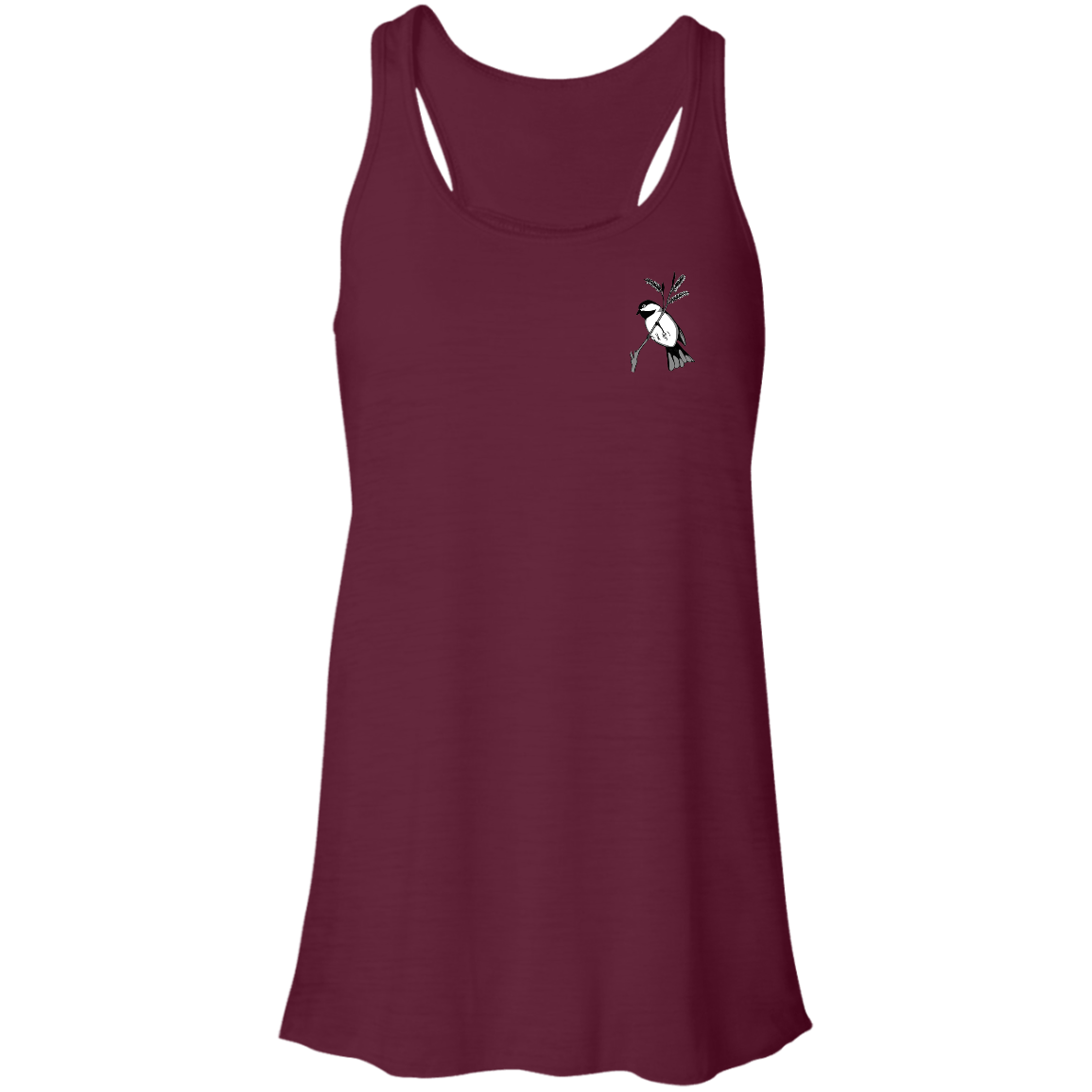 Chickadee Flowy Racerback Tank