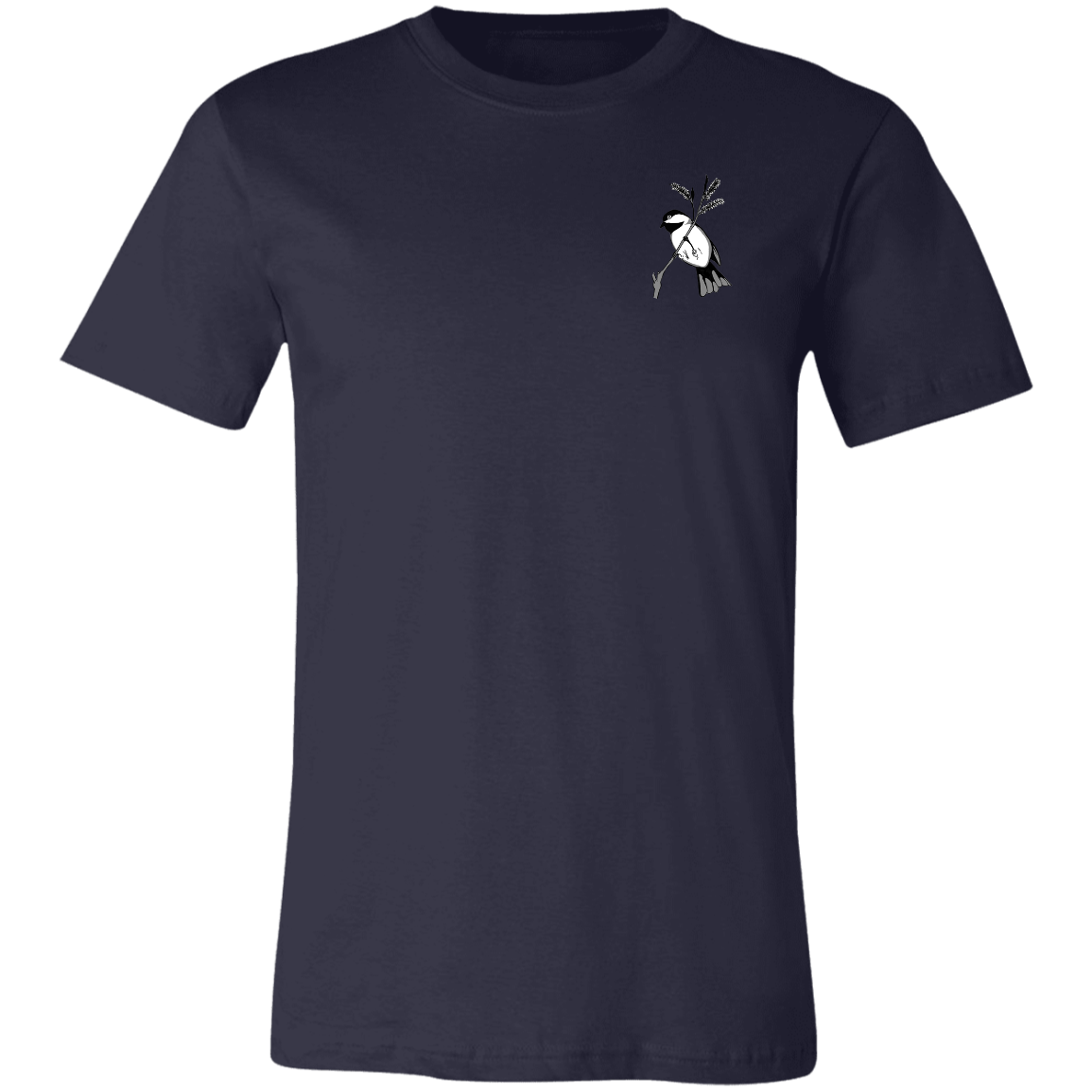 blackcap1png 3001C T-shirt unisexe à manches courtes en jersey